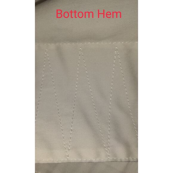 Per Se By Carlisle White Blouse Womens 6 Hi Low Crisp Stretch Asymmetrical - Picture 12 of 16